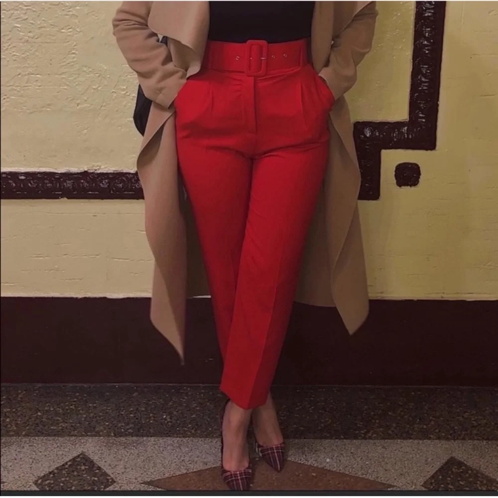 ZARA 2 Piece Lapeless Blazer And Pants Set - Picture 4 of 4